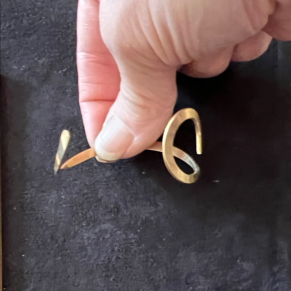 Vintage 12k gold gf cuff bracelet PJ
